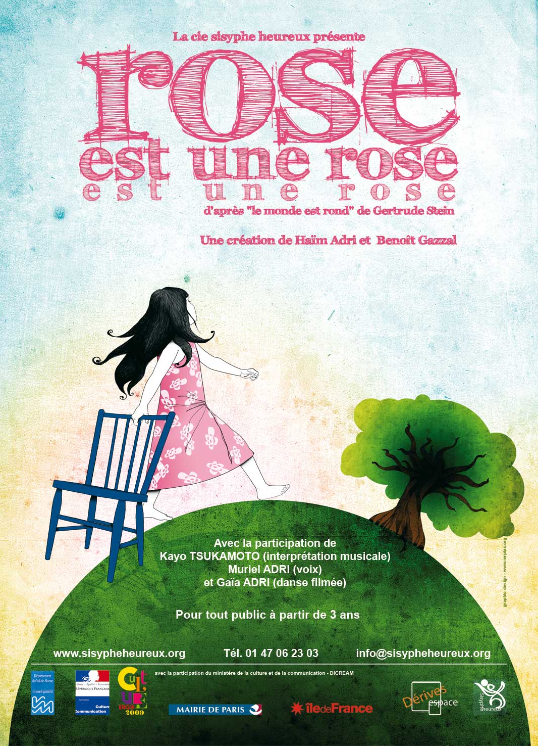 affiche rose est une rose